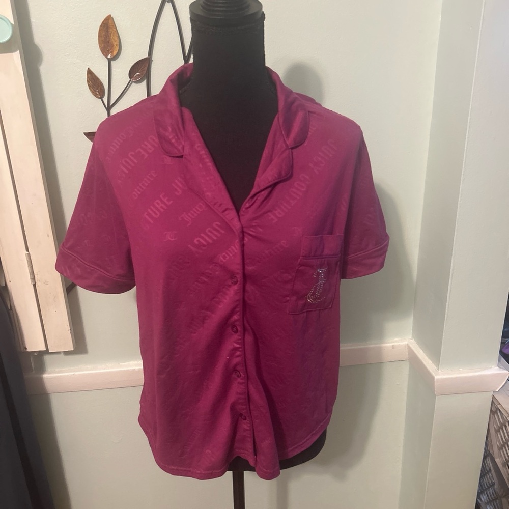 Juicy Couture Magenta Sleepwear Top
